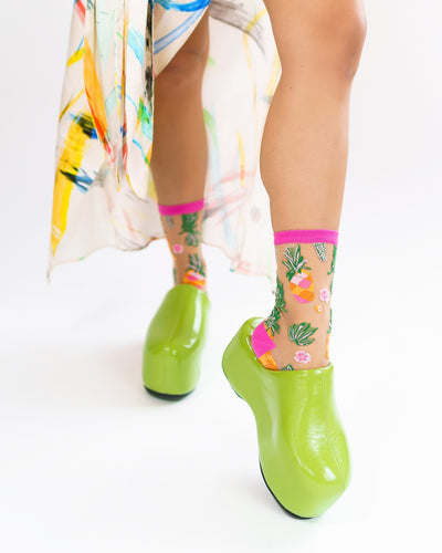 Sock Candy pineapple socks womens fashion fruit sock